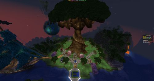 Glowcrafts 1st Spawn at night Now Located in the Quest World